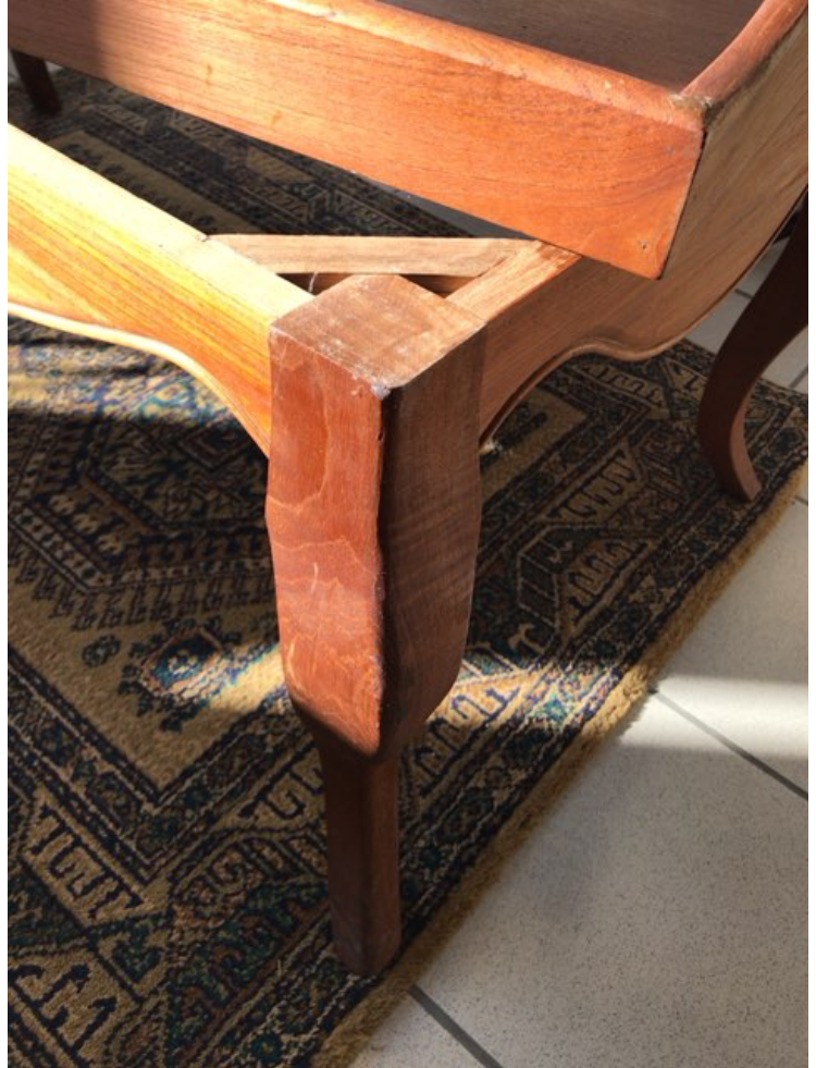 Bakkenbord teak